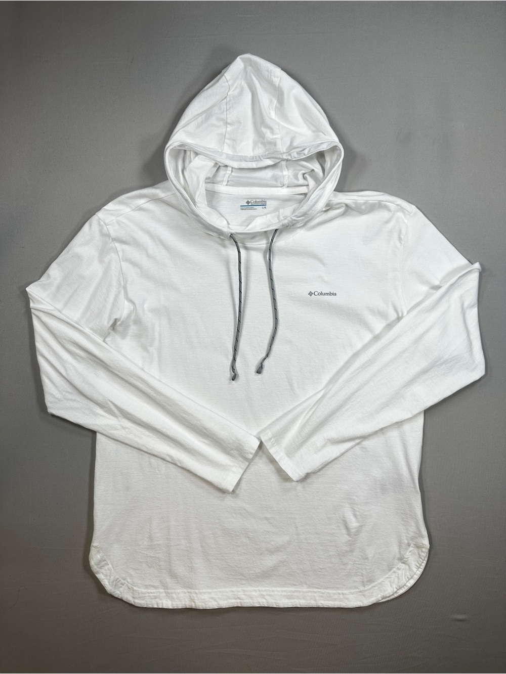 Columbia Sportswear Women’s L/G White Cotton Hoodie Pullover